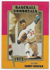 Sandy Koufax Baseball Cards 1980 Baseball Immortals Prices
