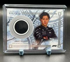 Zhou Guanyu [Gray] Racing Cards 2023 Topps Eccellenza Formula 1 Reliquia Prices