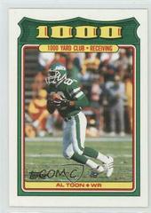 Al Toon Football Cards 1988 Topps 1000 Yard Club Prices