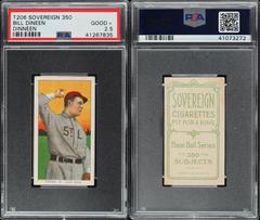 Bill Dinneen #NNO Baseball Cards 1909 T206 Sovereign 350 Prices
