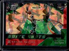 Jayson Tatum [Red Ice] Basketball Cards 2021 Panini Contenders Optic Suite Shots Prices