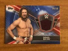 Daniel Bryan [Blue] Wrestling Cards 2019 Topps WWE Road to Wrestlemania Shirt Relics Prices