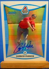 Jarrod Parker [Refractor Autograph] #BCP124 Baseball Cards 2008 Bowman Chrome Prospects Prices