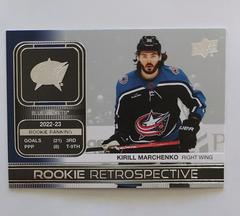 Kirill Marchenko Hockey Cards 2023 Upper Deck Rookie Retrospective Prices