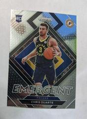 Chris Duarte #14 Basketball Cards 2021 Panini Prizm Emergent Prices