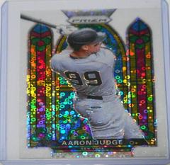 Aaron Judge [White Donut Circles Prizm] #SG-5 Baseball Cards 2021 Panini Prizm Stained Glass Prices