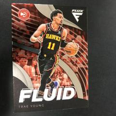 Trae Young #11 Basketball Cards 2022 Panini Flux Fluid Prices