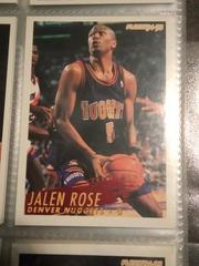 Jalen Rose #276 Basketball Cards 1994 Fleer Prices