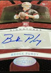 Brock Purdy [Red Etch] Football Cards 2022 Panini Certified Rookie Signatures Prices