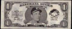 Joe Adcock Baseball Cards 1962 Topps Bucks Prices