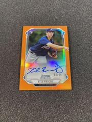 Kyle Wright [Orange Refractor] Baseball Cards 2019 Bowman Sterling Rookie Autographs Prices
