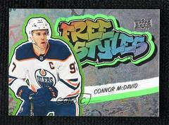 Connor McDavid [Platinum] Hockey Cards 2022 Upper Deck Freestyles Prices
