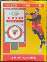 Zach LaVine [Gold] Basketball Cards 2019 Panini Contenders Optic Prices