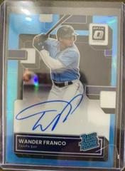 Wander Franco [Carolina Blue] Baseball Cards 2022 Panini Donruss Optic Rated Rookie Signatures Prices
