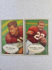 Leo Sanford Football Cards 1953 Bowman Prices
