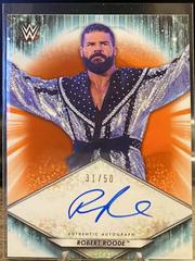 Robert Roode [Orange] Wrestling Cards 2021 Topps WWE Autographs Prices