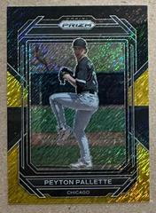 Peyton Pallette [Black Gold Shimmer] #100 Baseball Cards 2023 Panini Prizm Prices