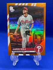 Aaron Nola [Electric Orange] #244 Baseball Cards 2023 Topps Big League Prices