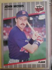 John Moses [Home: Phoenix, AZ] #121 Baseball Cards 1989 Fleer Prices