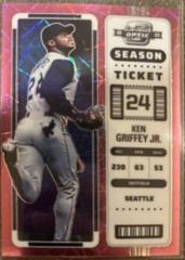 Ken Griffey Jr. [Pink Velocity] #22 Baseball Cards 2023 Panini Chronicles Contenders Optic Prices