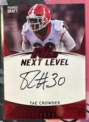 Tae Crowder [Red] #NL-TC Football Cards 2020 Sage Hit Next Level Signatures Prices