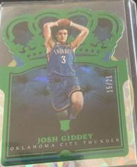 Josh Giddey [Crystal Green] Basketball Cards 2021 Panini Crown Royale Prices