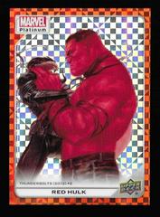 Red Hulk [Orange Checkers] #190 Marvel 2023 Upper Deck Platinum Prices