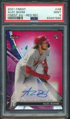 Alec Bohm [Red Refractor] #FA-AB Baseball Cards 2021 Topps Finest Autographs Prices