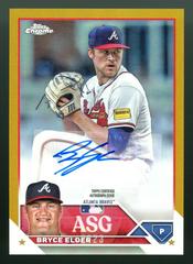 Bryce Elder [Gold] Baseball Cards 2023 Topps Chrome Update All Star Game Autographs Prices