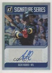 Ozzie Albies #SS-OA Baseball Cards 2018 Panini Donruss Signature Series Prices