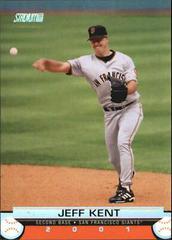 Jeff Kent #63 Baseball Cards 2001 Stadium Club Prices