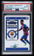 Ansu Fati Soccer Cards 2019 Panini Chronicles Contenders Rookie Ticket Prices