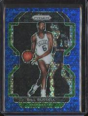 Bill Russell [Fast Break Blue Prizm] Basketball Cards 2021 Panini Prizm Prices