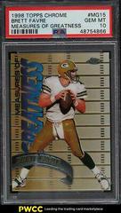 Brett Favre #MG15 Football Cards 1998 Topps Chrome Measures of Greatness Prices