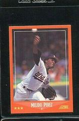 Melido Perez [Glossy] #108T Baseball Cards 1988 Score Traded Prices