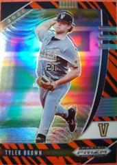 Tyler Brown [Tiger Stripes Prizm] Baseball Cards 2020 Panini Prizm Draft Picks Prices