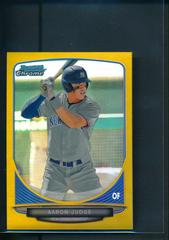 Aaron Judge [Gold Refractor] #311 Baseball Cards 2013 Bowman Chrome Mini Prices