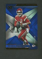 Patrick Mahomes II [Blue] #1 Football Cards 2019 Panini XR Prices