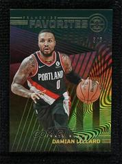 Damian Lillard [Green] Basketball Cards 2021 Panini Illusions Franchise Favorites Prices