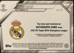 David Alaba [Gold Refractor] Soccer Cards 2021 Topps Chrome UEFA Champions League Autographs Prices