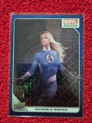 Invisible Woman [Blue Traxx] #12 Marvel 2023 Upper Deck Platinum Prices