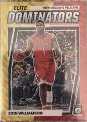 Zion Williamson [Red Gold Wave] #3 Basketball Cards 2022 Panini Donruss Optic Elite Dominators Prices