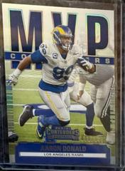Aaron Donald [Silver] #MC-AD Football Cards 2020 Panini Contenders MVP Prices