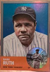 Babe Ruth [Color Swap Silver Foil] #3 Baseball Cards 2022 Topps Archives Prices