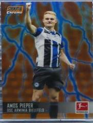 Amos Pieper [Orange Blue Refractor] #19 Soccer Cards 2021 Stadium Club Chrome Bundesliga Prices