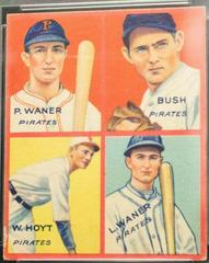 Bush, Hoyt, Waner, L. , Waner, P. #5C Baseball Cards 1935 Goudey 4 in 1 Prices