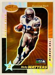 Ricky Watters [2 Star Mirror Gold] #140 Football Cards 2000 Leaf Certified Prices