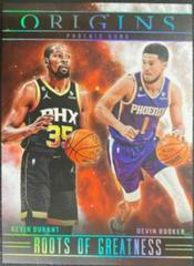 Devin Booker / Kevin Durant #10 Basketball Cards 2023 Panini Origins Roots of Greatness Prices