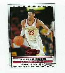 Tyrese Haliburton [Red] Basketball Cards 2020 Panini Contenders Draft Picks Front Row Seat Prices