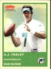 A.J. Feeley [Green] #49 Football Cards 2004 Fleer Tradition Prices